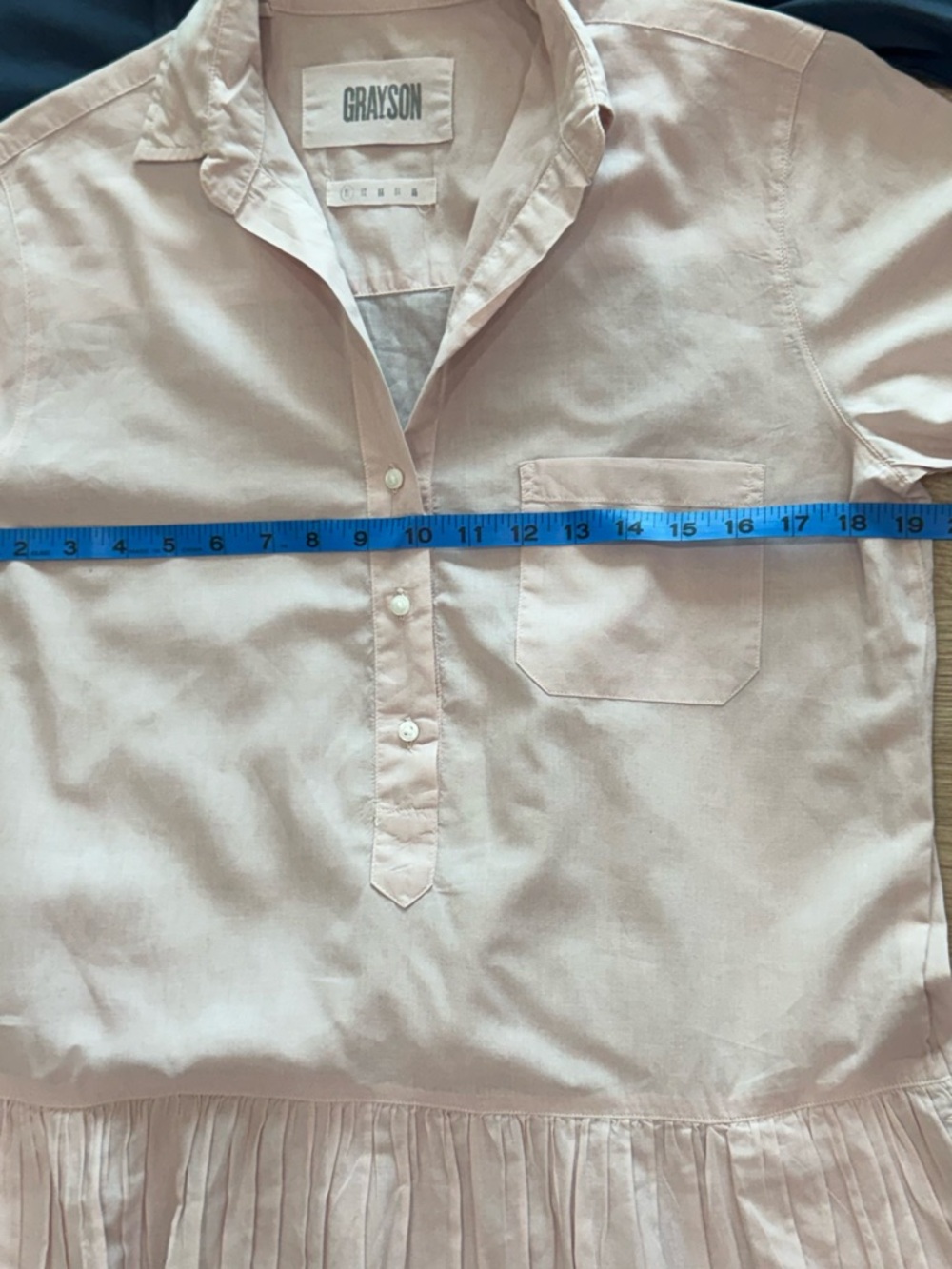 Grayson by Frank & Eileen Change Maker Shirt Dress Bundle Pink & Navy - Picture 4 of 7